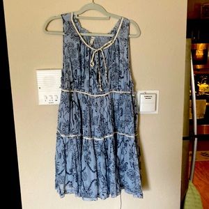Free People Blue Top